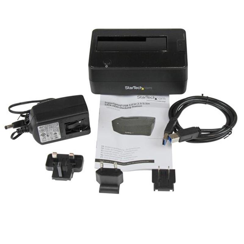 StarTech.com USB 3.0 naar SATA Docking Station voor 2,5/3,5-inch Harde Schijven