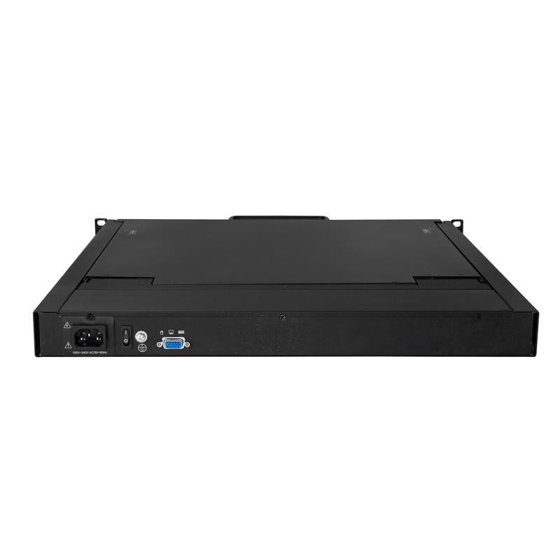 StarTech.com Single Port KVM Rack Console, KVM Switch met 19"" LCD Scherm voor Server Rack, Universele 1U LCD KVM Lade met Kabels en Toebehoren, USB O