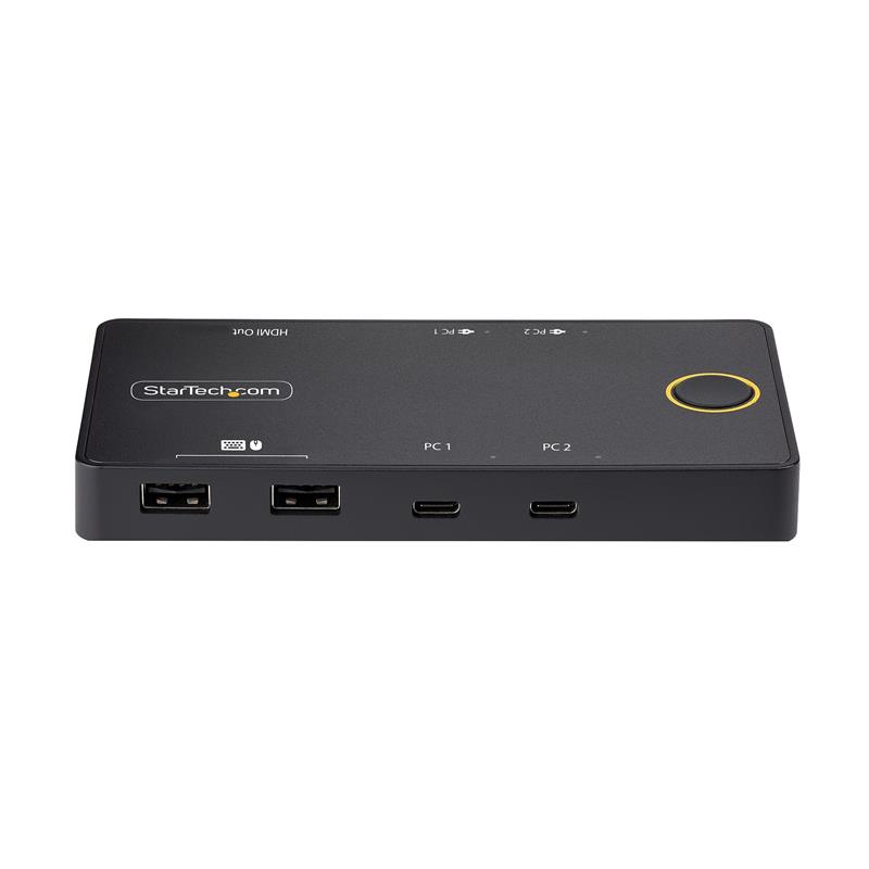 StarTech.com C2-H46-UC2-PD-KVM KVM-switch Zwart