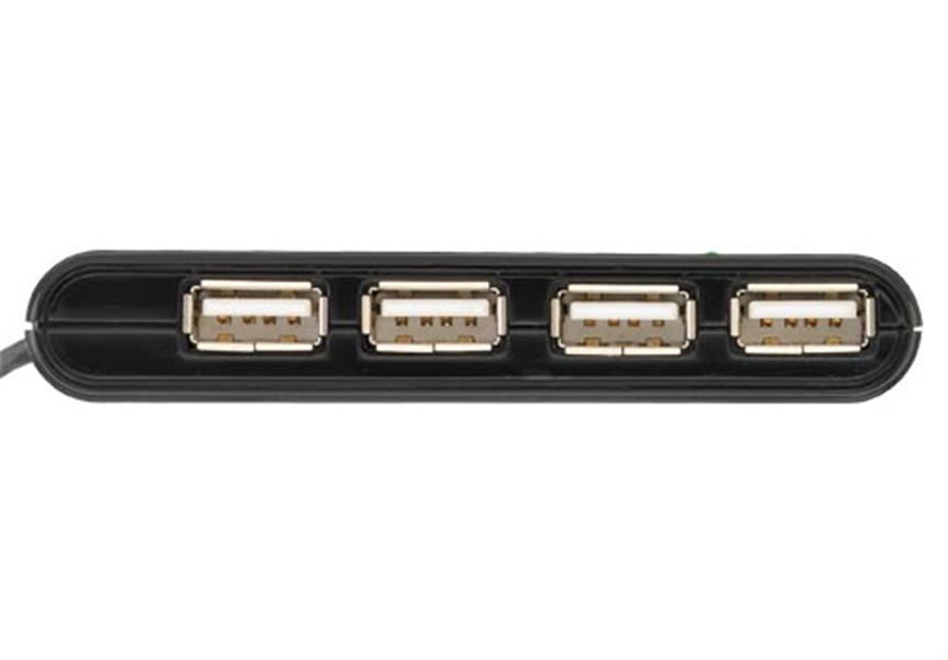 Trust Vecco | 4 Poorts Hub | USB 2.0 | Mini | Zwart