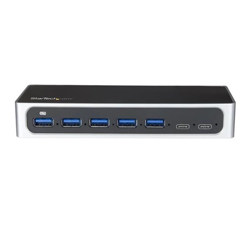 StarTech.com 7 poorts USB-C hub USB-C naar 5x USB-A en 2x USB-C USB 3.0 hub