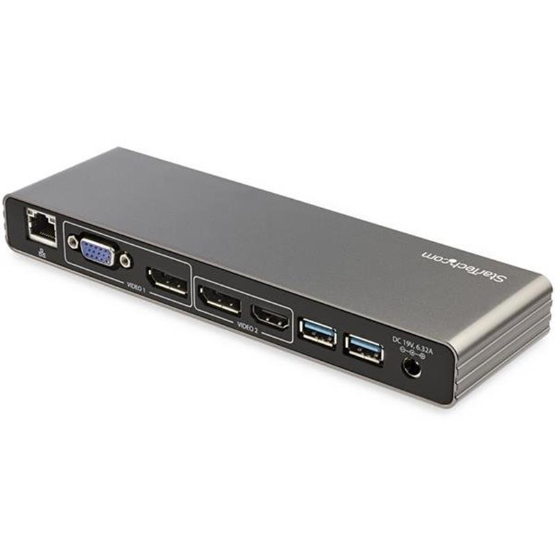 StarTech.com Thunderbolt 3 docking station Mac & Windows Dual 4K 60Hz 85W Power Delivery