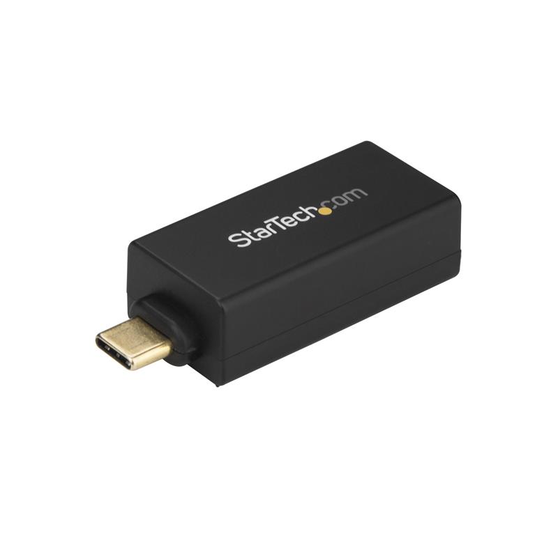 StarTech.com USB-C naar Gigabit Ethernet Adapter, 1Gbps NIC USB 3.0/USB 3.1 Type C Netwerk Adapter, 1GbE USB-C naar RJ45/LAN Poort, Thunderbolt 3 Comp