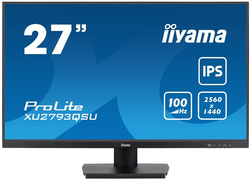 iiyama ProLite XU2793QSU-B7 LED display 68,6 cm (27"") 2560 x 1440 Pixels Wide Quad HD Zwart