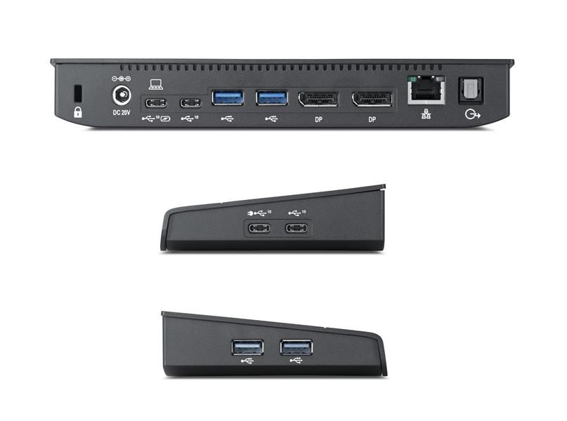 Fujitsu PR09 Bedraad USB 3.2 Gen 1 (3.1 Gen 1) Type-C Zwart