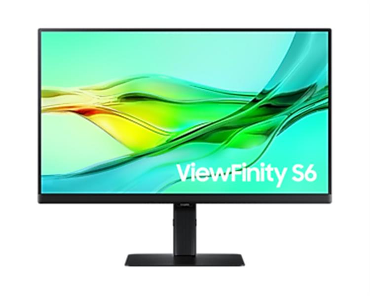 Samsung ViewFinity S6 S60UD computer monitor 61 cm (24"") 2560 x 1440 Pixels Quad HD LED Zwart