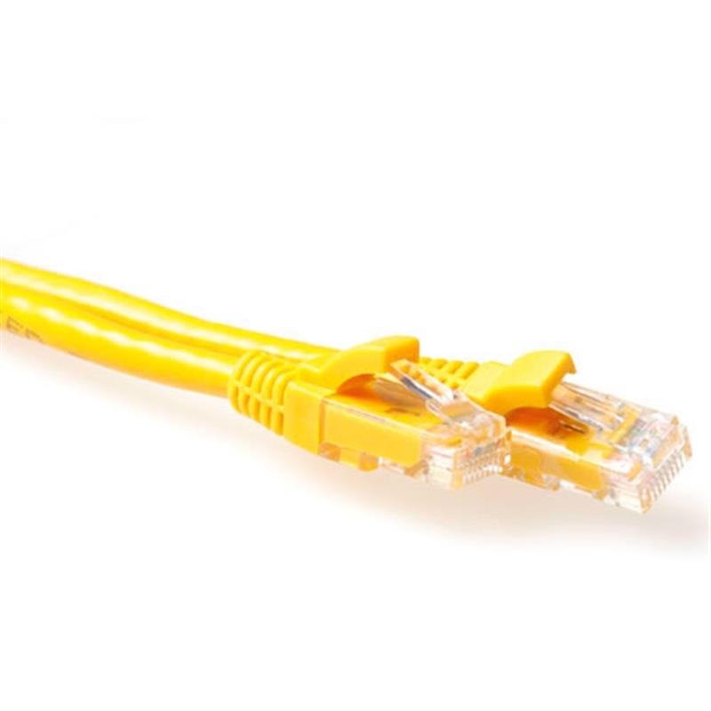 ACT IS8801 netwerkkabel Geel 1 m Cat6 U/UTP (UTP)