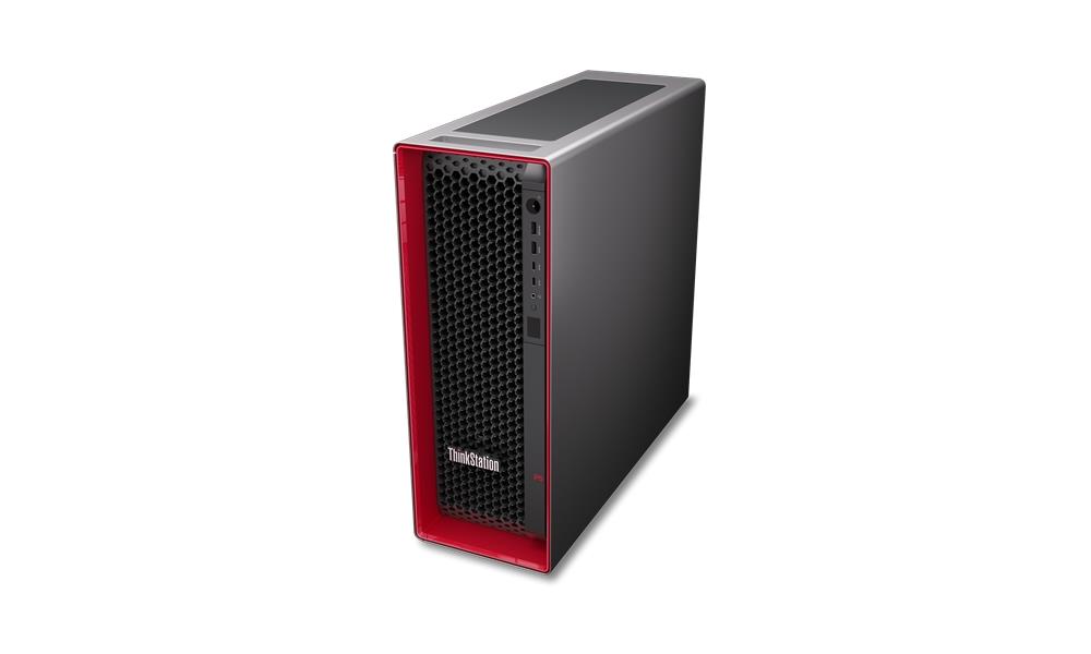 Lenovo ThinkStation P5 Intel® Xeon® W w5-2445 64 GB DDR5-SDRAM 1 TB SSD NVIDIA RTX A4000 Windows 11 Pro for Workstations Tower Workstation Zwart, Rood