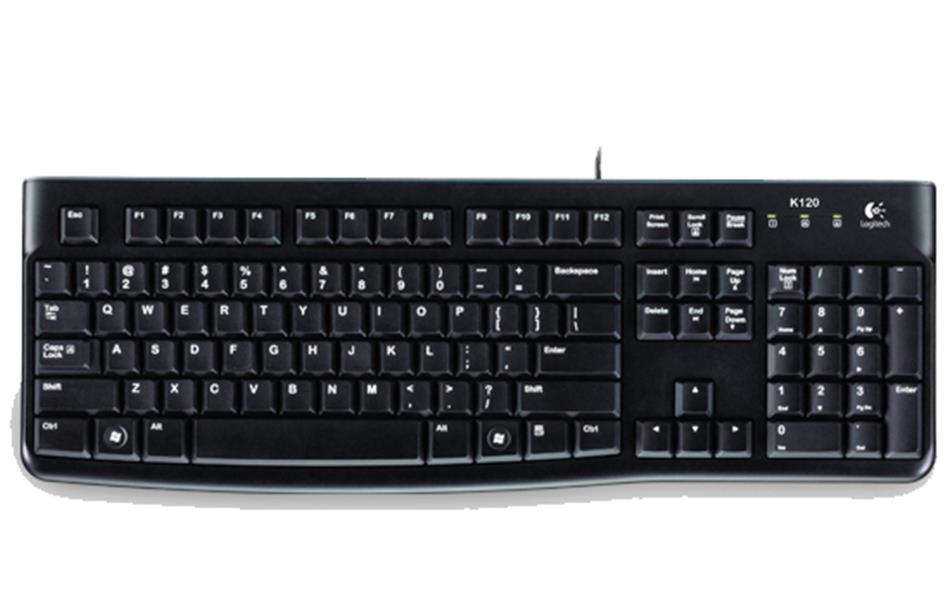 Logitech Keyboard K120 for Business toetsenbord USB QWERTZ Hongaars Zwart