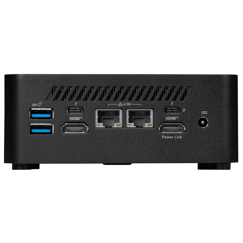 MSI Cubi NUC 1M-003EU Intel Core 3 100U 8 GB DDR5-SDRAM 512 GB SSD Windows 11 Pro Zwart