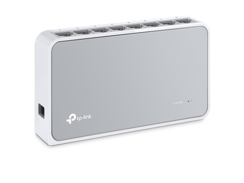 TP-LINK 8-Port 10/100Mbps Desktop Switch Unmanaged Wit