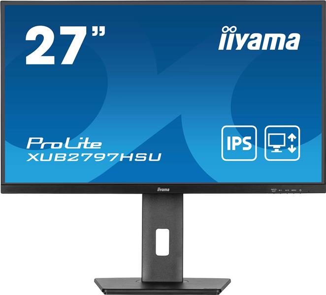 iiyama ProLite XUB2797HSU-B2 computer monitor 68,6 cm (27"") 1920 x 1080 Pixels Full HD LED Zwart