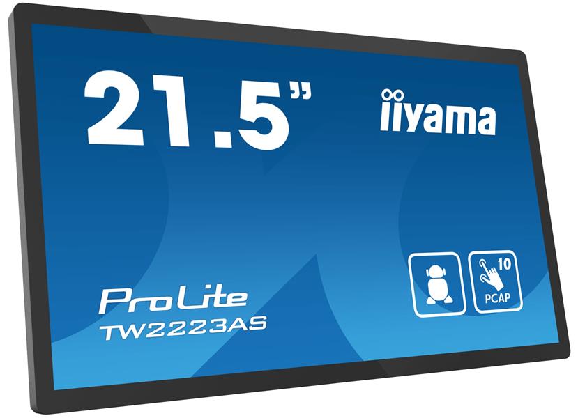 iiyama ProLite TW2223AS-B2 computer monitor 54,6 cm (21.5"") Full HD Touchscreen Zwart