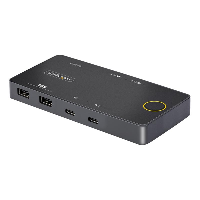 StarTech.com C2-H46-UC2-PD-KVM KVM-switch Zwart