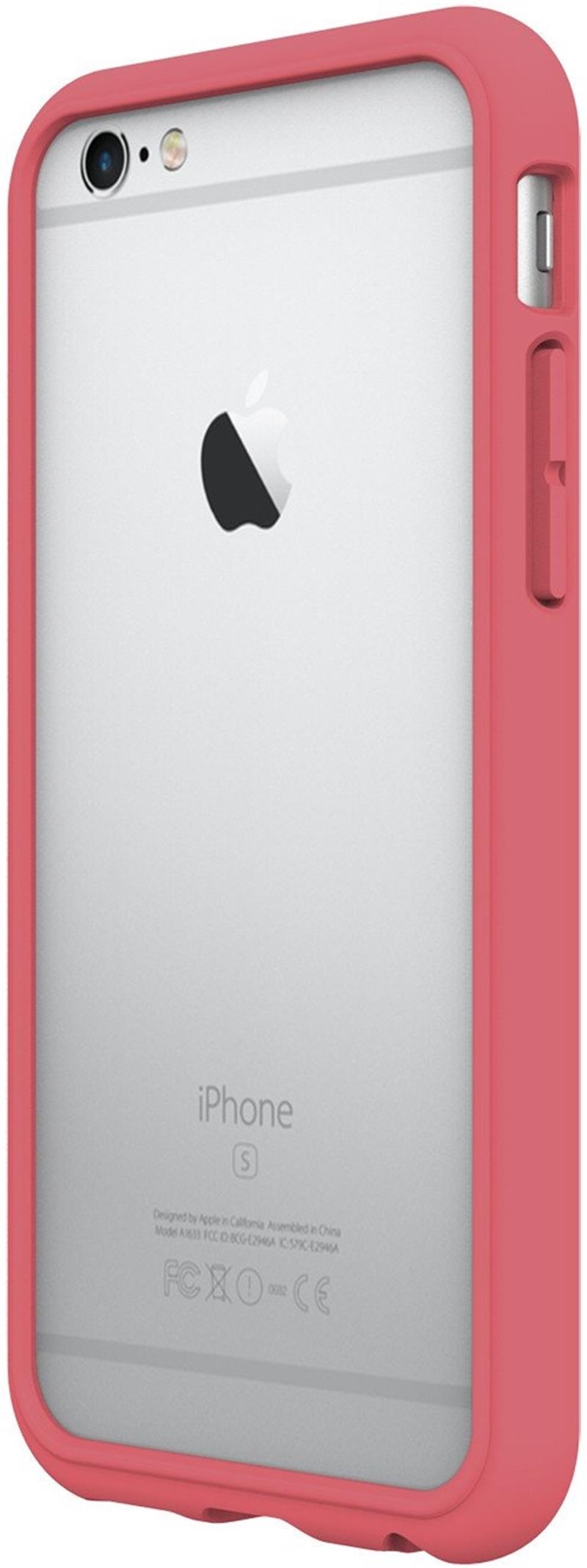 Rhinoshield Crash Guard Bumper 2 0 Apple iPhone 6 Plus 6S Plus Coral Pink