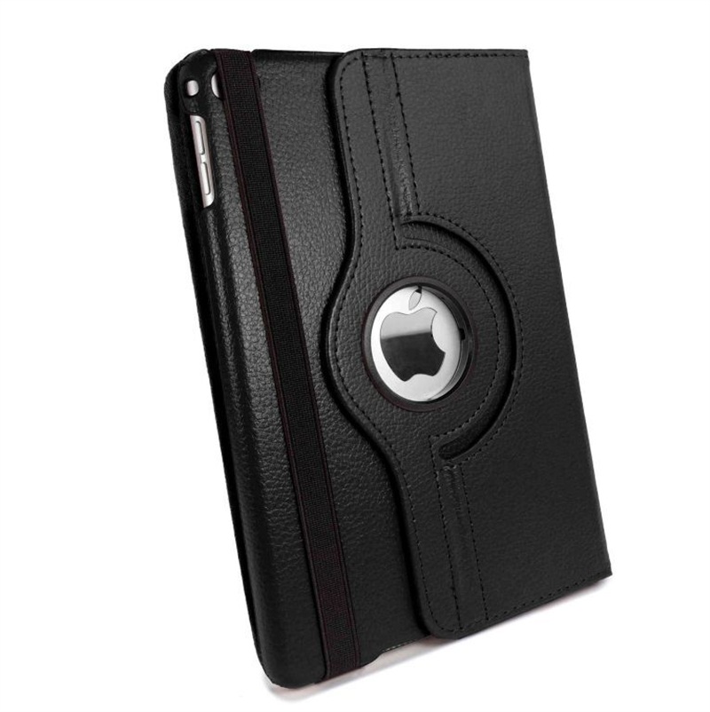 Tuff-Luv - 360 graden draaiende case - Voor iPad Mini 4 - Met slaapfunctie - Zwart