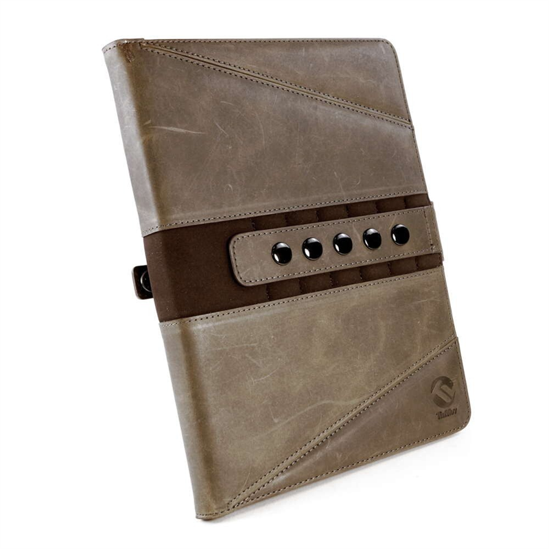 Tuff-luv - Western leren beschermhoes voor de Apple iPad pro 10.5 inch - bruin