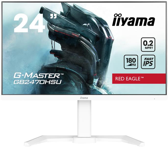 iiyama G-MASTER GB2470HSU-W6 computer monitor 60,5 cm (23.8"") 1920 x 1080 Pixels Full HD LED Wit