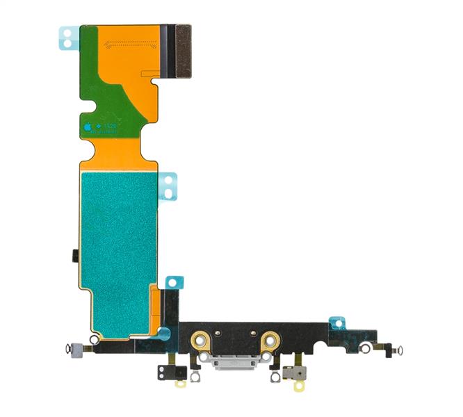 Replacement Charge Data Connector incl Flex Cable for Apple iPhone 8 Plus White OEM