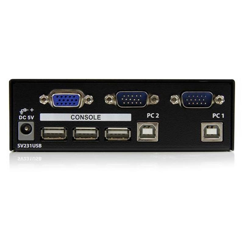 StarTech.com 2-poort Professionele USB KVM-Switch met Bekabeling