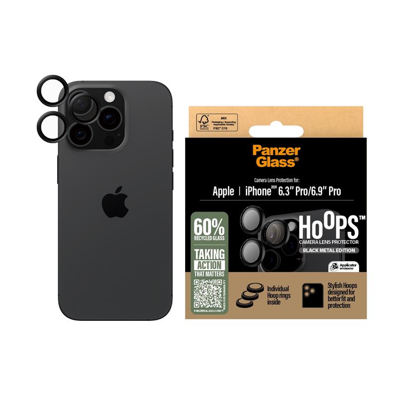 PanzerGlass PG Hoops Black iPhone 16 6.1/6.7Inch