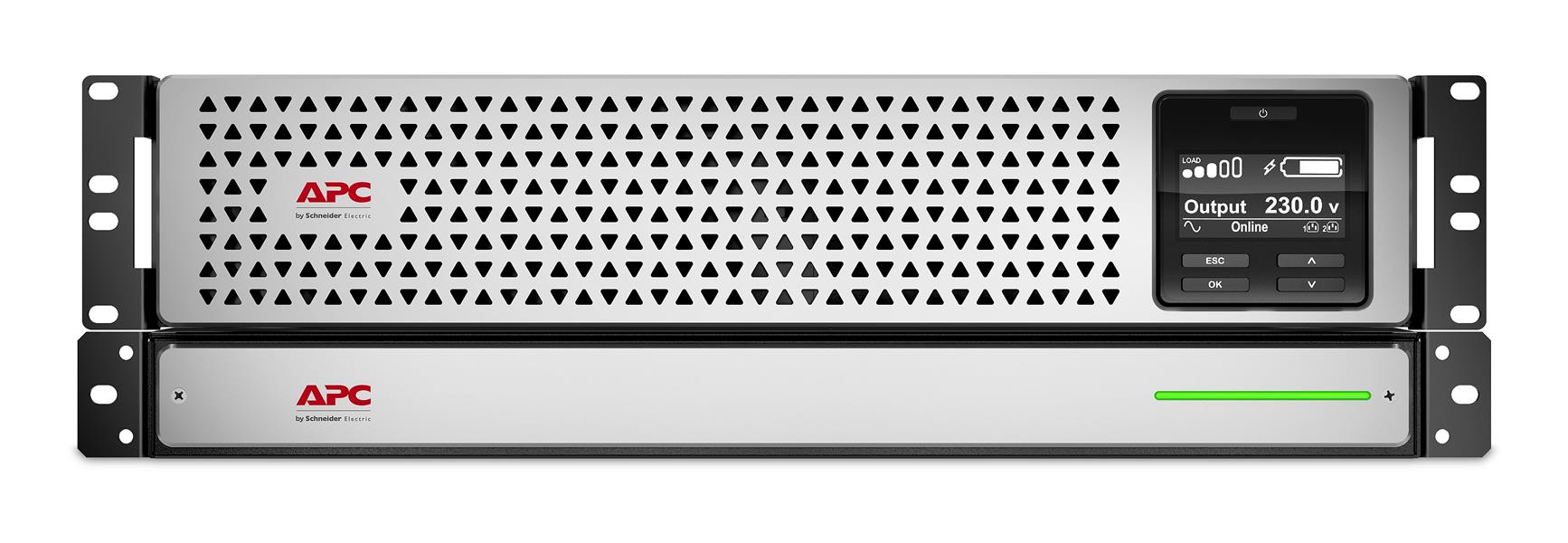 APC Smart-UPS Li-Ion SRTL1000RMXLI-NC Noodstroomvoeding - 1000VA, 8x C13, USB, Rack/tower convertible, NMC