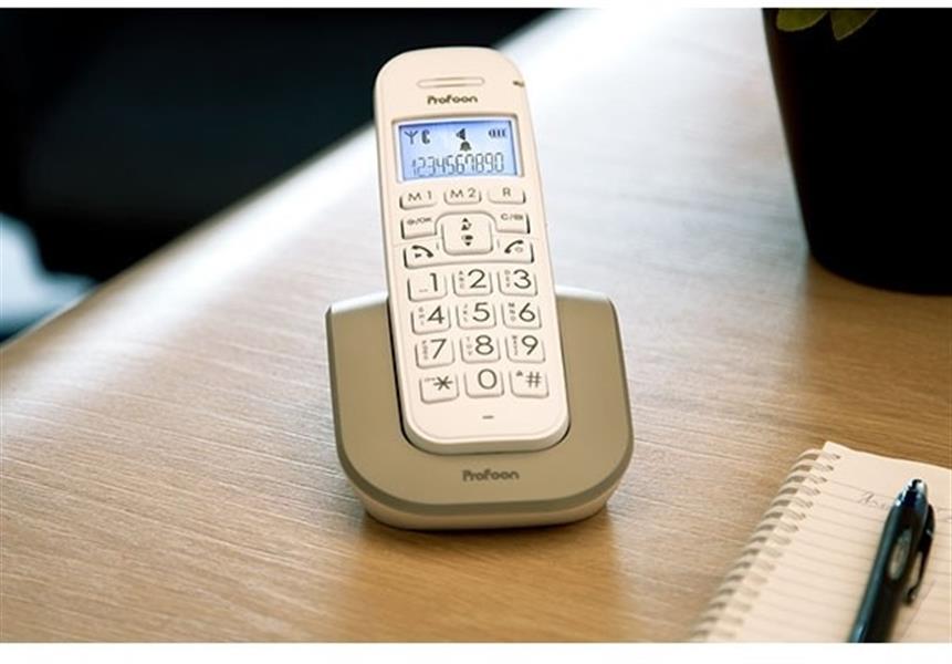  Profoon Big Button DECT Telefoon White