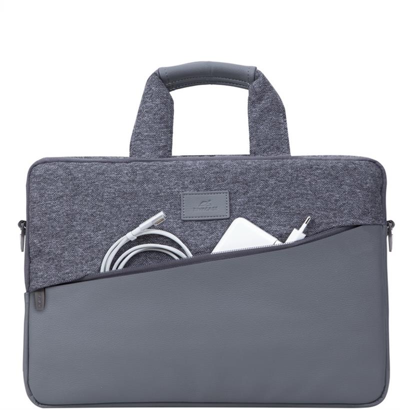 Rivacase Egmont Laptop Bag 15 6inch Grey