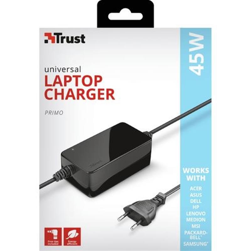 Trust Primo 45W - 19V Laptop Lader