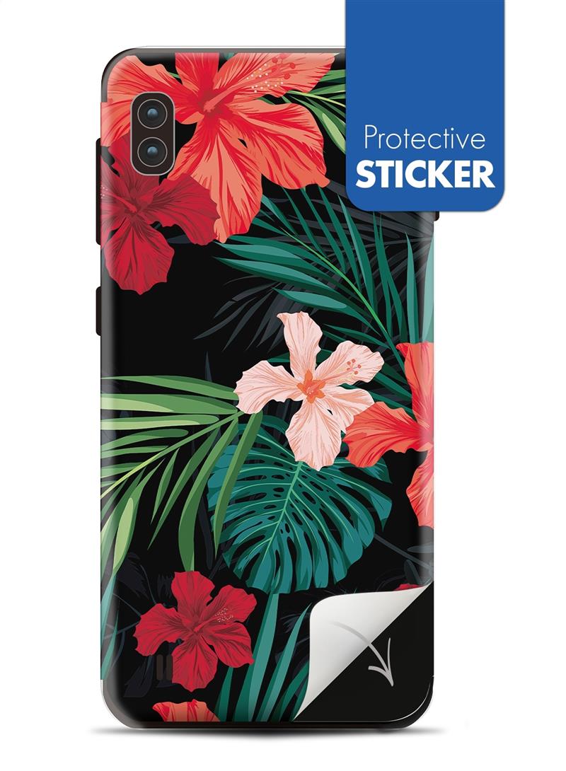 My Style PhoneSkin For Samsung Galaxy A10 Red Caribbean Flower