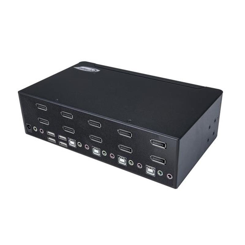 StarTech.com 4 poorts Dual DisplayPort KVM switch 4K 60Hz