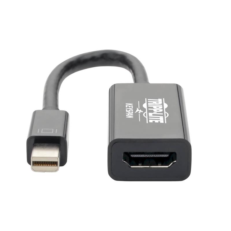 Tripp Lite P137-06N-HD4K6B video kabel adapter 0,15 m HDMI Type A (Standaard) Mini DisplayPort Zwart