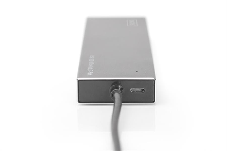 USB 3 0 Hub - 7-port Incl 5V 3 5A power supply - Aluminium housing