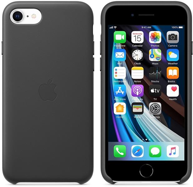 APPLE iPhone SE Leather Case Black