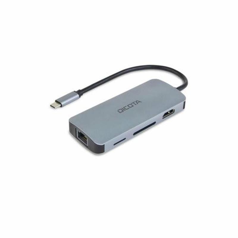 DICOTA USB-C 8-in-1multi Hub 4K PD 100W