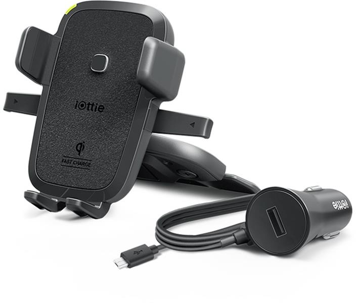 iOttie Easy One Touch Wireless CD Slot Mount 7 5W 10W Black