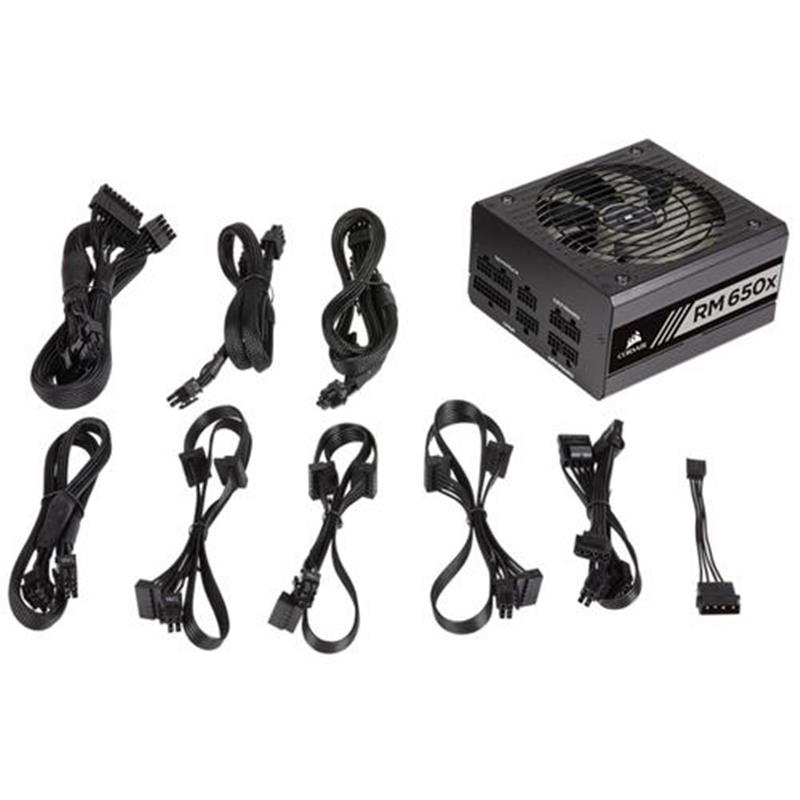 Corsair RMx Series RM650x power supply unit 650 W 24-pin ATX ATX Zwart