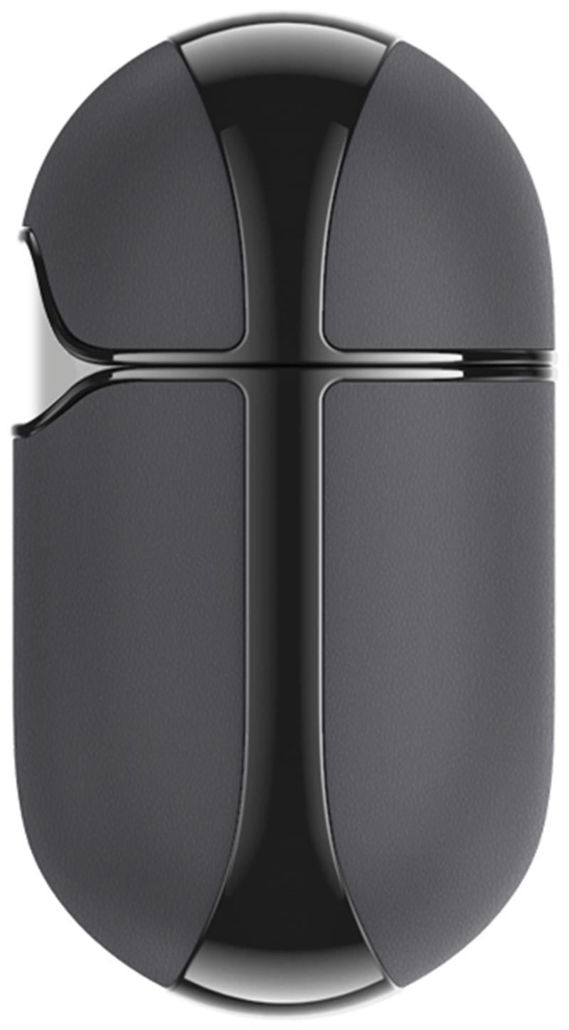 Valenta Leather Snap Case Apple Airpod Pro Grey