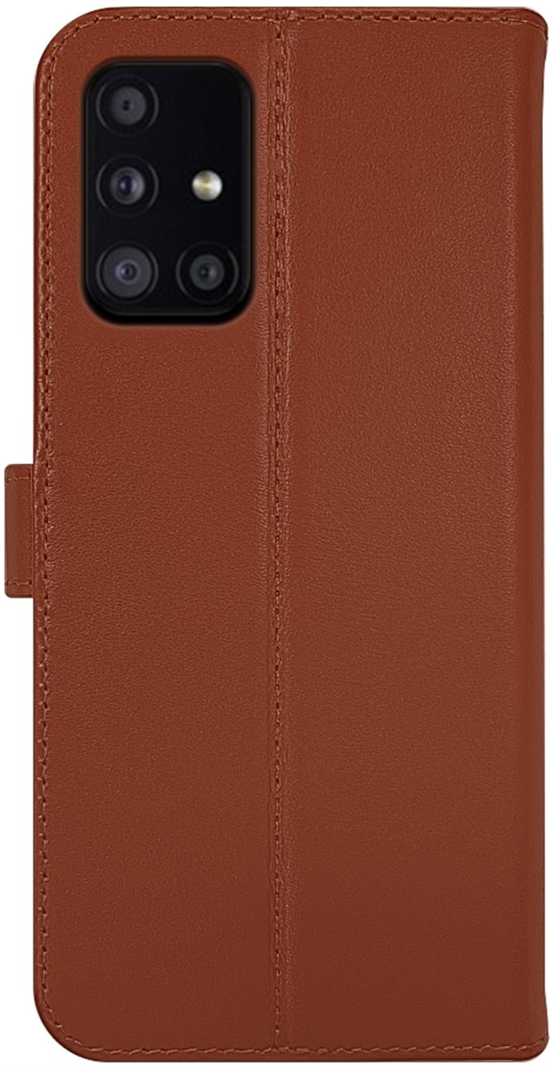Valenta Book Case Gel Skin Samsung Galaxy A51 Brown