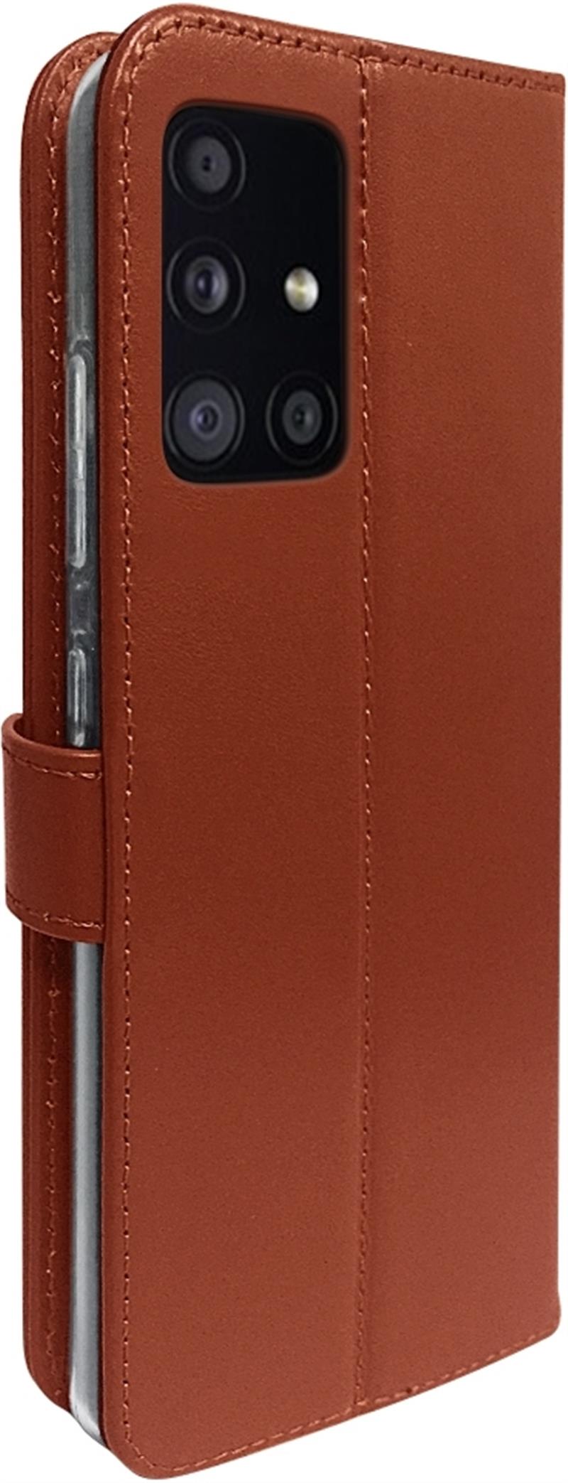 Valenta Book Case Gel Skin Samsung Galaxy A51 Brown