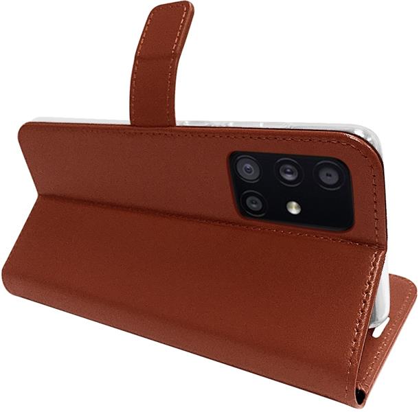 Valenta Book Case Gel Skin Samsung Galaxy A51 Brown