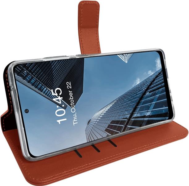 Valenta Book Case Gel Skin Samsung Galaxy A51 Brown
