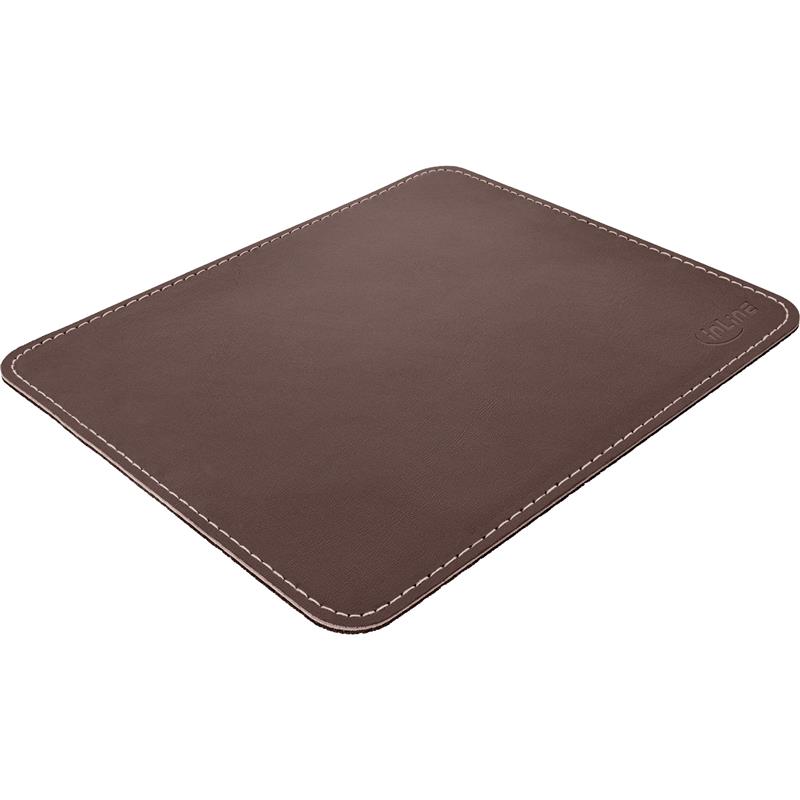 InLine Mouse Pad Premium PU Leather 255x220x3mm brown