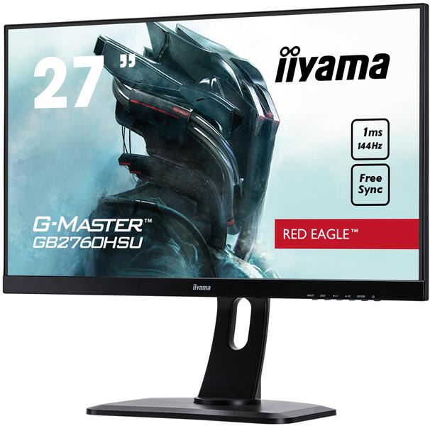 iiyama G-MASTER GB2760HSU-B1 computer monitor 68,6 cm (27"") 1920 x 1080 Pixels Full HD LED Flat Mat Zwart
