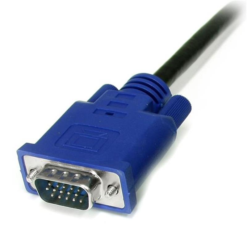 StarTech.com 1,80 m Ultradun 3-in-1 PS/2 KVM-kabel