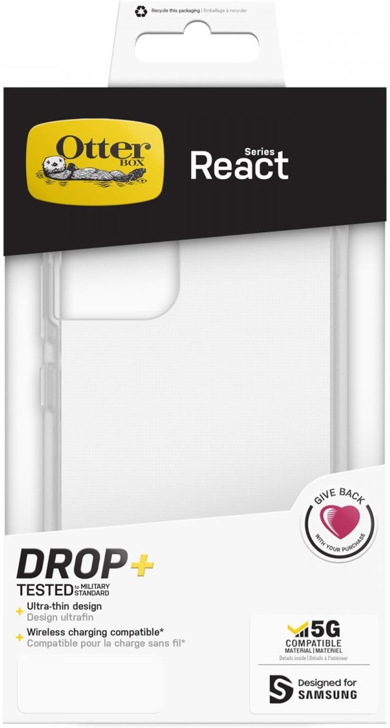 OtterBox React Series voor Samsung Galaxy S22, transparant