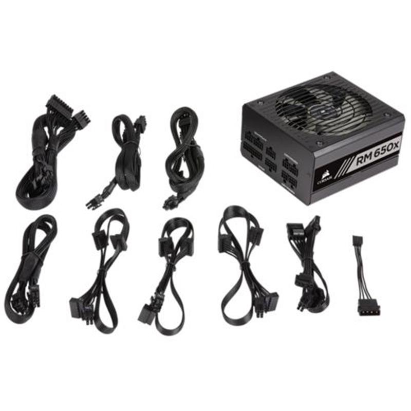 Corsair RMx Series RM650x power supply unit 650 W 24-pin ATX ATX Zwart