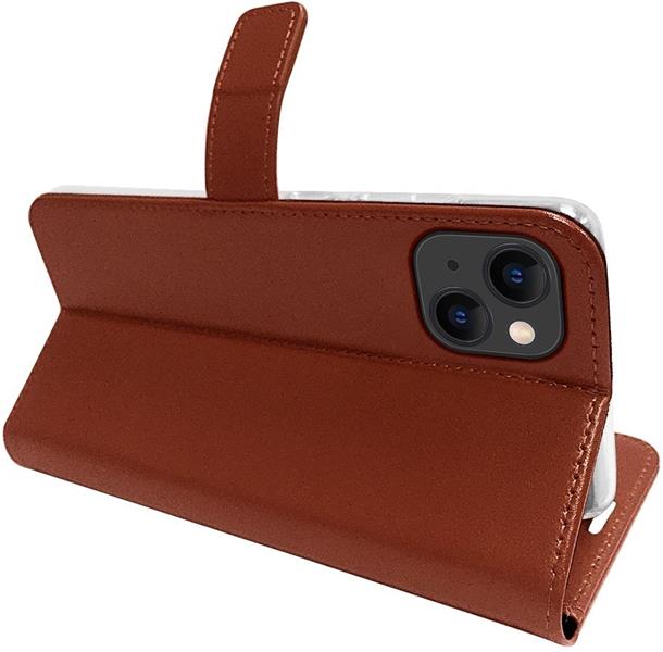 Valenta Book Case Gel Skin Apple iPhone 14 Brown