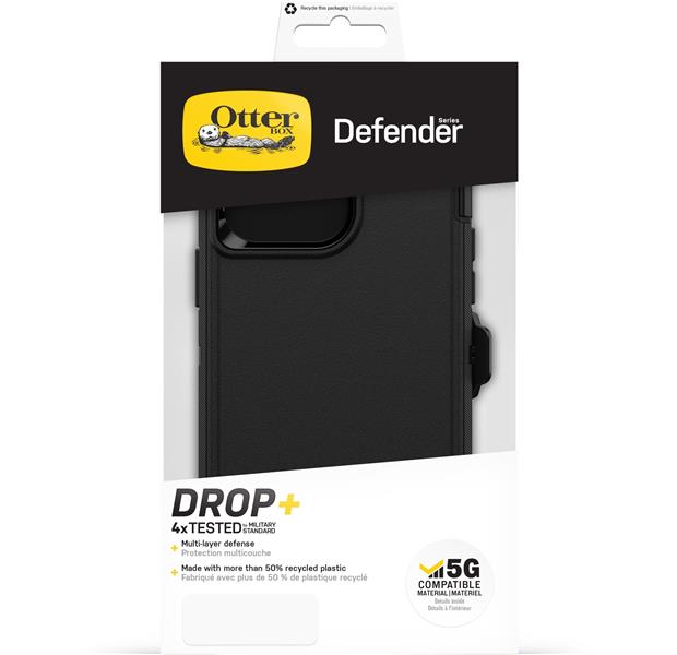 OtterBox Defender mobiele telefoon behuizingen 17 cm (6.7"") Clutch case/hoesje Zwart