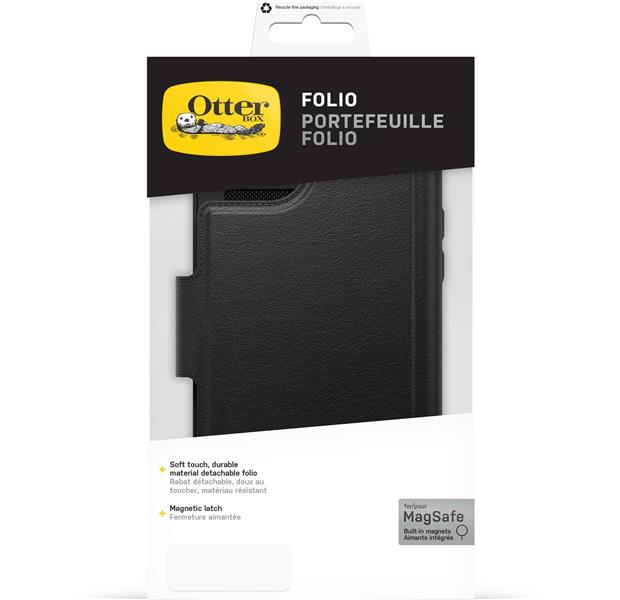 OtterBox Folio for MagSafe Apple iPhone 14 Plus Black